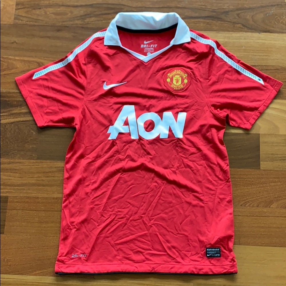 Nike Manchester United Aon Dri Fit Jersey in S